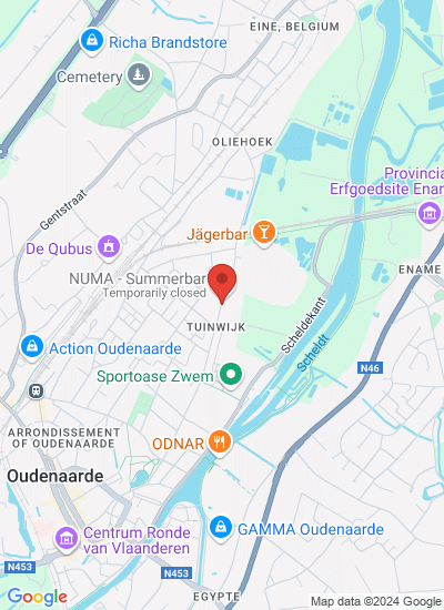 Map showing Kortemark, Belgium