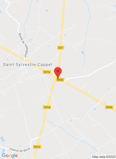Map showing Saint-Sylvestre Cappel, France