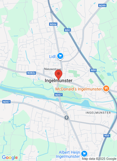 Map showing Belgium