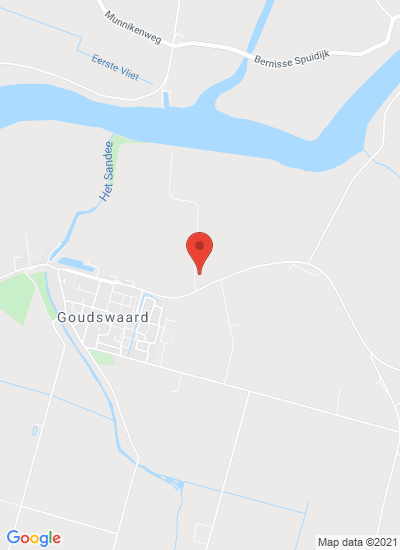 Map showing Goudswaard, Netherlands