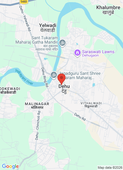 Map showing Pune, India