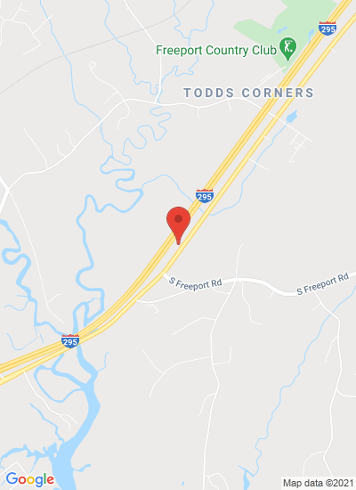Map showing Freeport, United States
