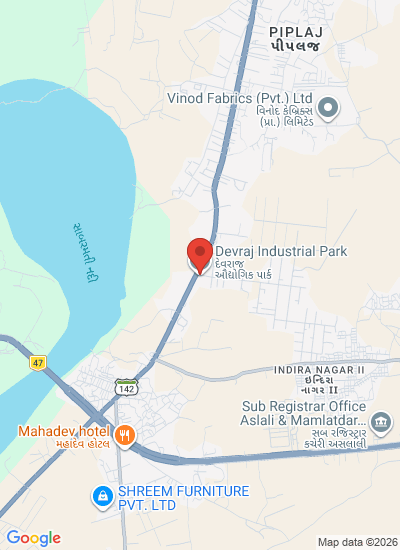 Map showing Ahmedabad, India
