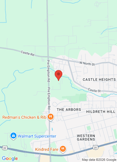 Map showing Geneva, United States