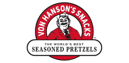 Von Hanson's Snacks logo
