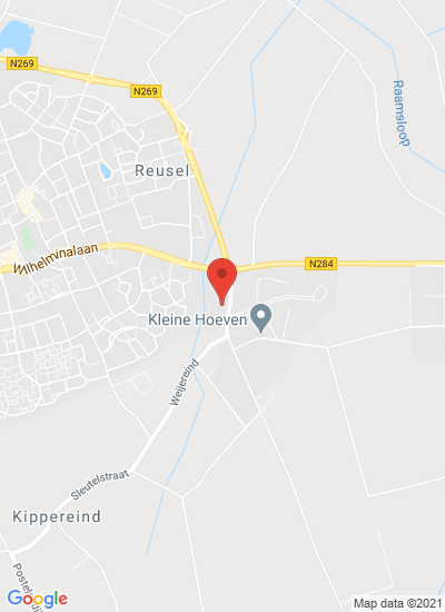 Map showing Reusel, Netherlands