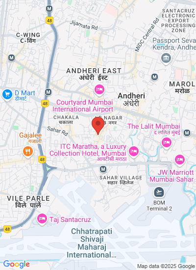 Map showing Mumbai, India