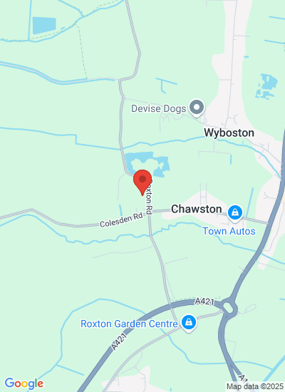 Map showing Bedford, United Kingdom