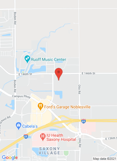 Map showing Noblesville, United States