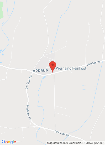 Map showing Addrup-Essen i. Oldb., Germany