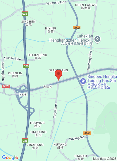 Map showing Nanjing Shi, China