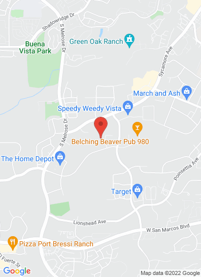 Map showing Vista, United States