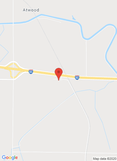Map showing Moses Lake, United States