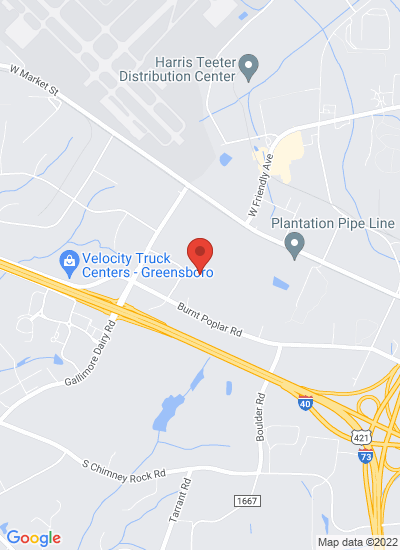 Map showing Greensboro, United States