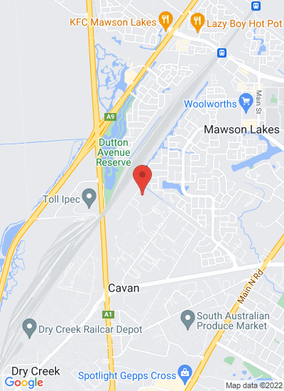 Map showing Cavan, Australia