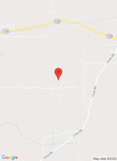 Map showing Eugene, United States