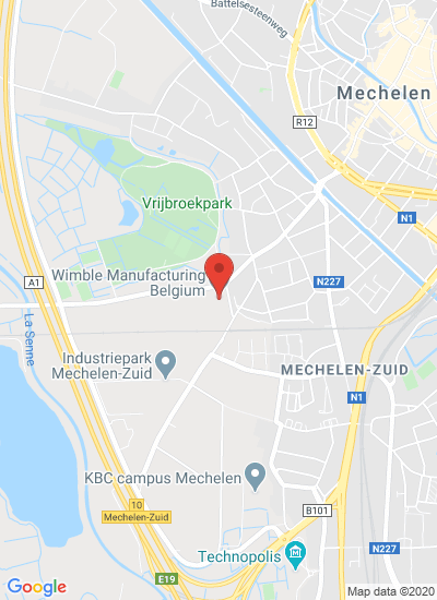 Map showing Mechelen, Belgium