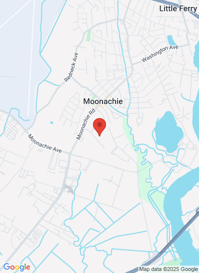 Map showing Moonachie, United States