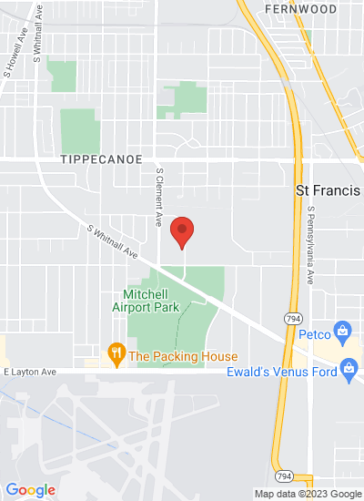 Map showing St. Francis, United States