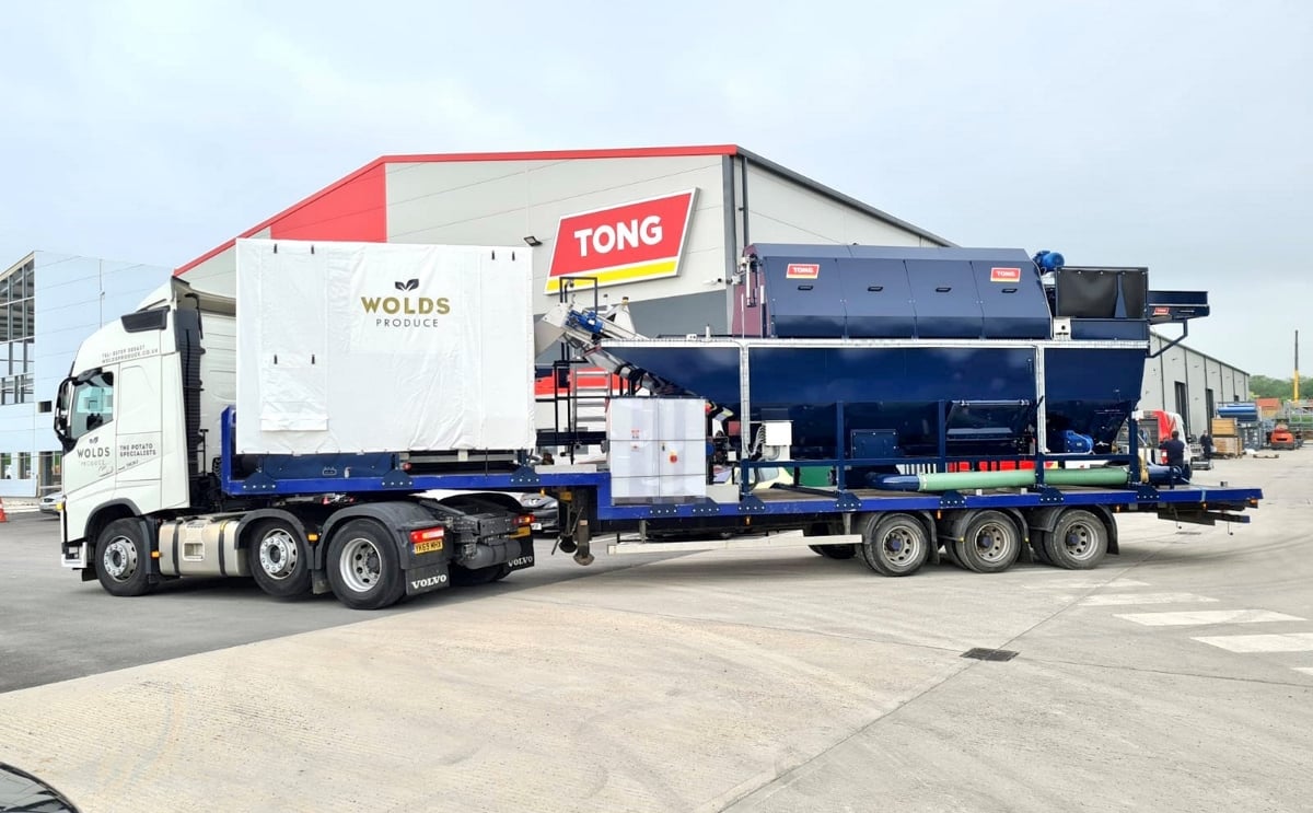 New mobile washing system creates efficiencies for major uk potato supplier