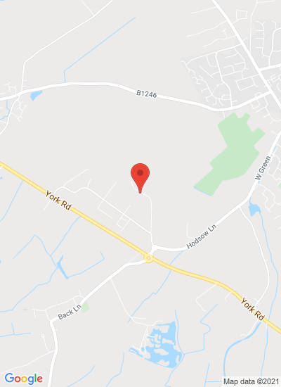 Map showing Pocklington, United Kingdom