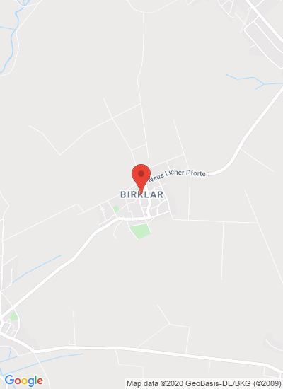 Map showing Lich-Birklar, Germany