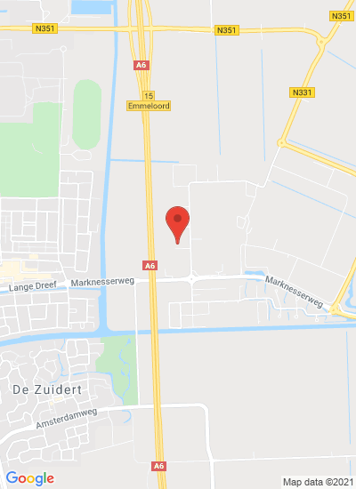Map showing Emmeloord, Netherlands