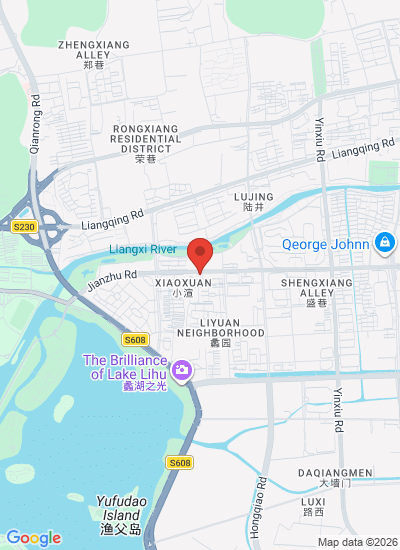 Map showing Wuxi Shi, China