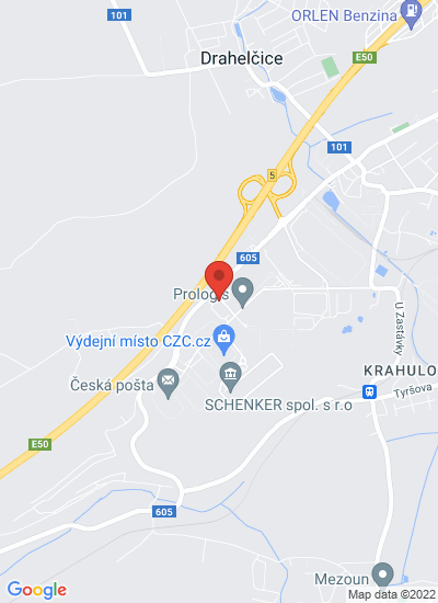 Map showing Nučice, Czechia