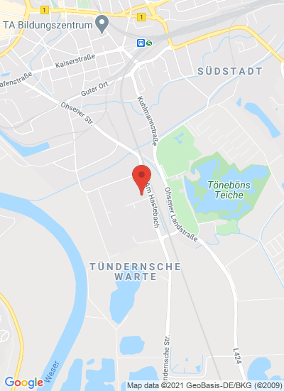 Map showing Hameln, Germany