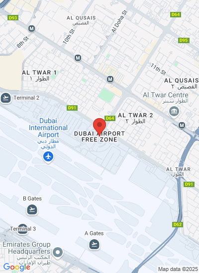 Map showing United Arab Emirates