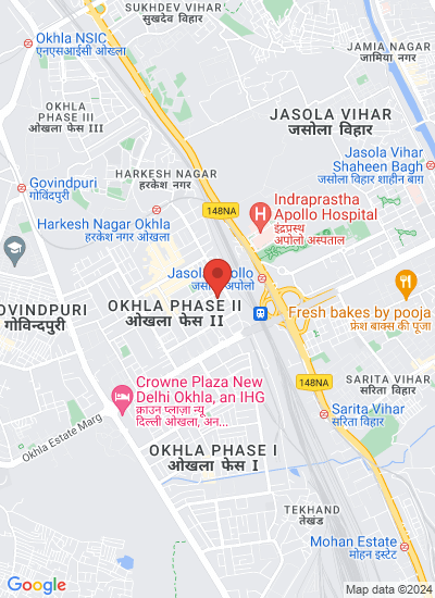 Map showing India
