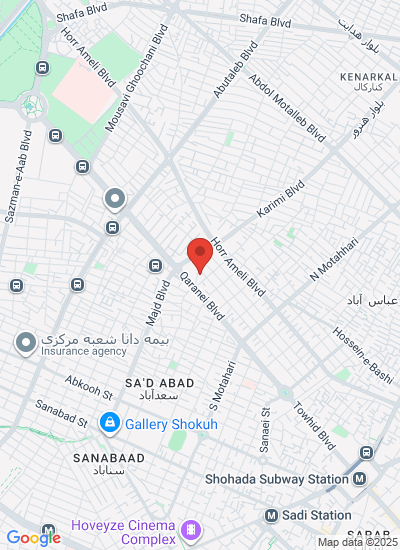 Map showing Mashhad, Iran