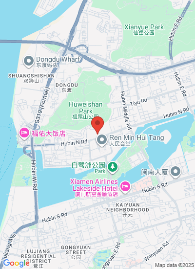 Map showing Xiamen Shi, China