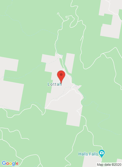 Map showing Pyengana, Australia