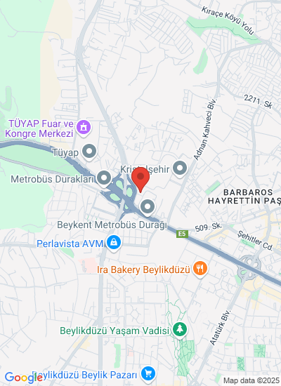 Map showing Esenyurt, Türkiye
