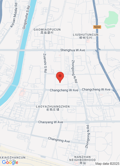 Map showing Zhangjiakou Shi, China