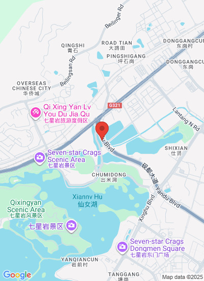 Map showing Zhaoqing Shi, China