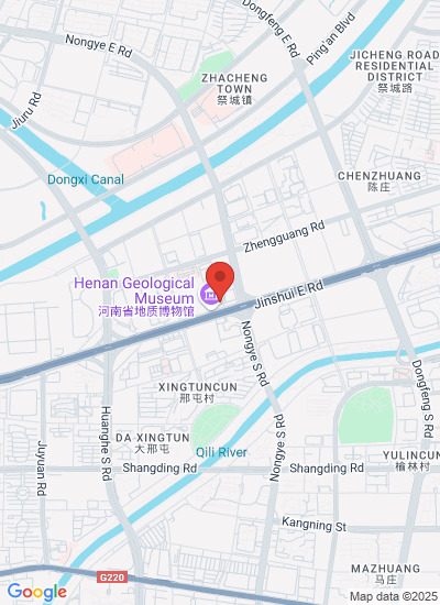 Map showing zhengzhou, China