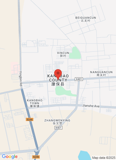 Map showing Zhangjiakou Shi, China