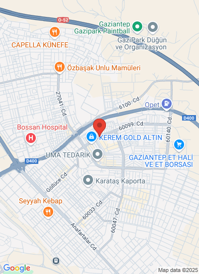 Map showing Şehitkamil, Türkiye