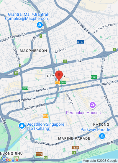 Map showing Singapore, Singapore